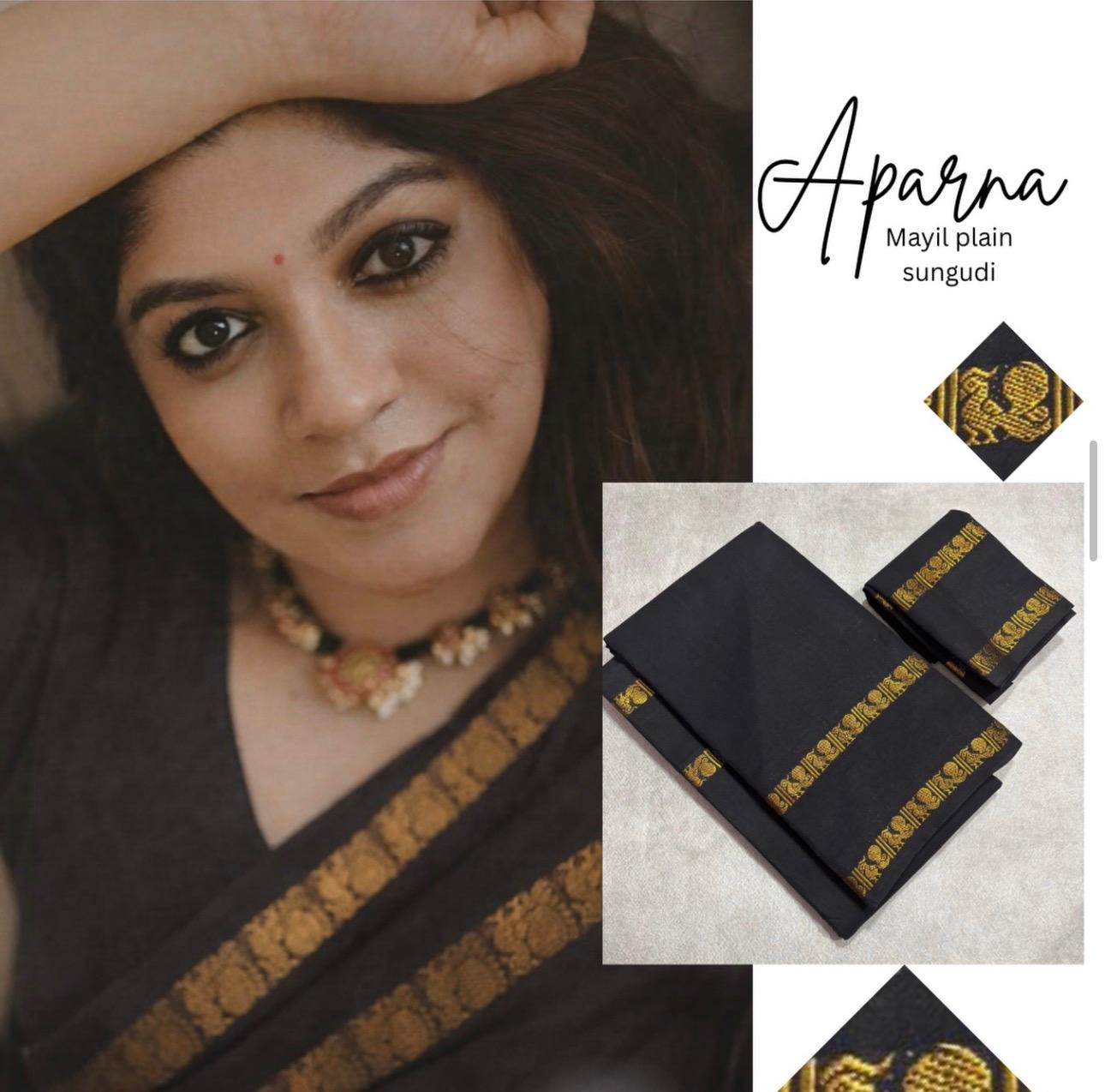 Rajisha Plain Sungudi Saree